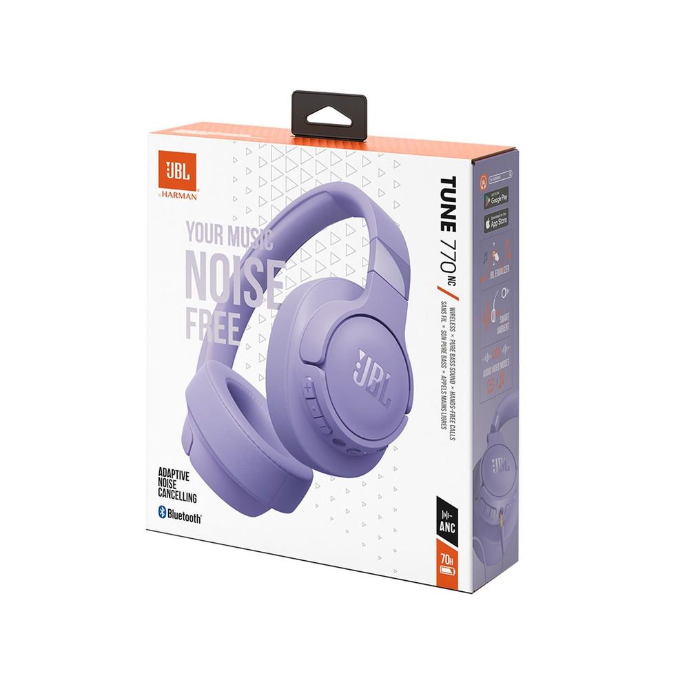 Наушники накладные Bluetooth JBL Tune 770NC, фиолетовые
