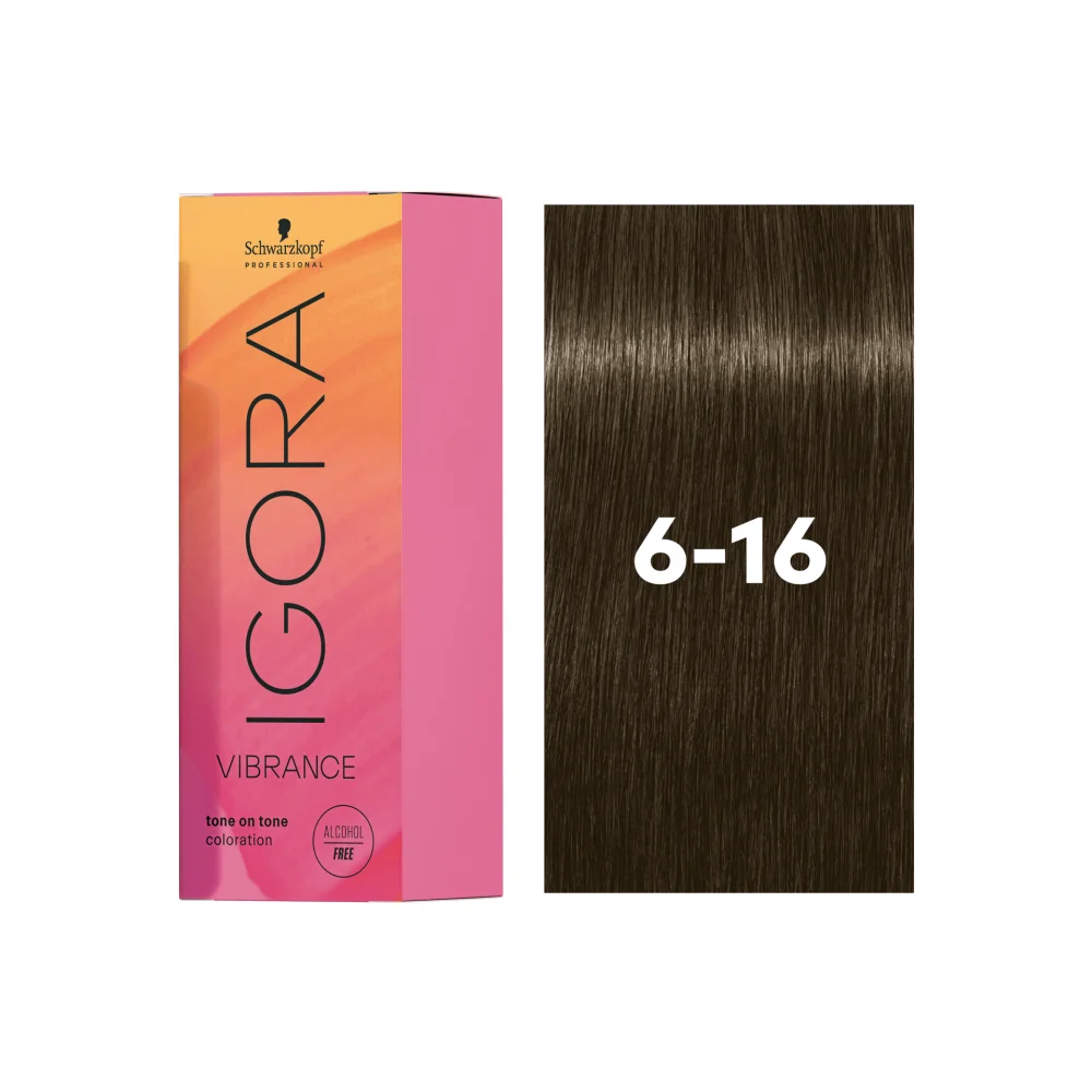 Schwarzkopf Professional - Крем-краска - 6-16 - Вайбранс Тёмный русый сандрэ шоколадный 60 мл