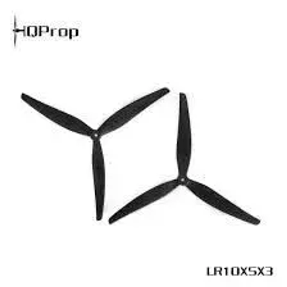 Комплект пропеллеров HQProp 10X5X3(CW-CCW) Black-Glass Fiber Reinforced Nylon 2 шт.