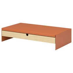 IKEA ELLOVEN  (ИКЕА ЕЛЛОВЕН)  -  Подставка под монитор с ящиком - ярко-оранжевая
