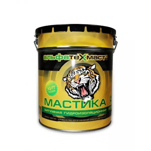 Мастика битумная резиновая АльфаТехМаст (3 кг)