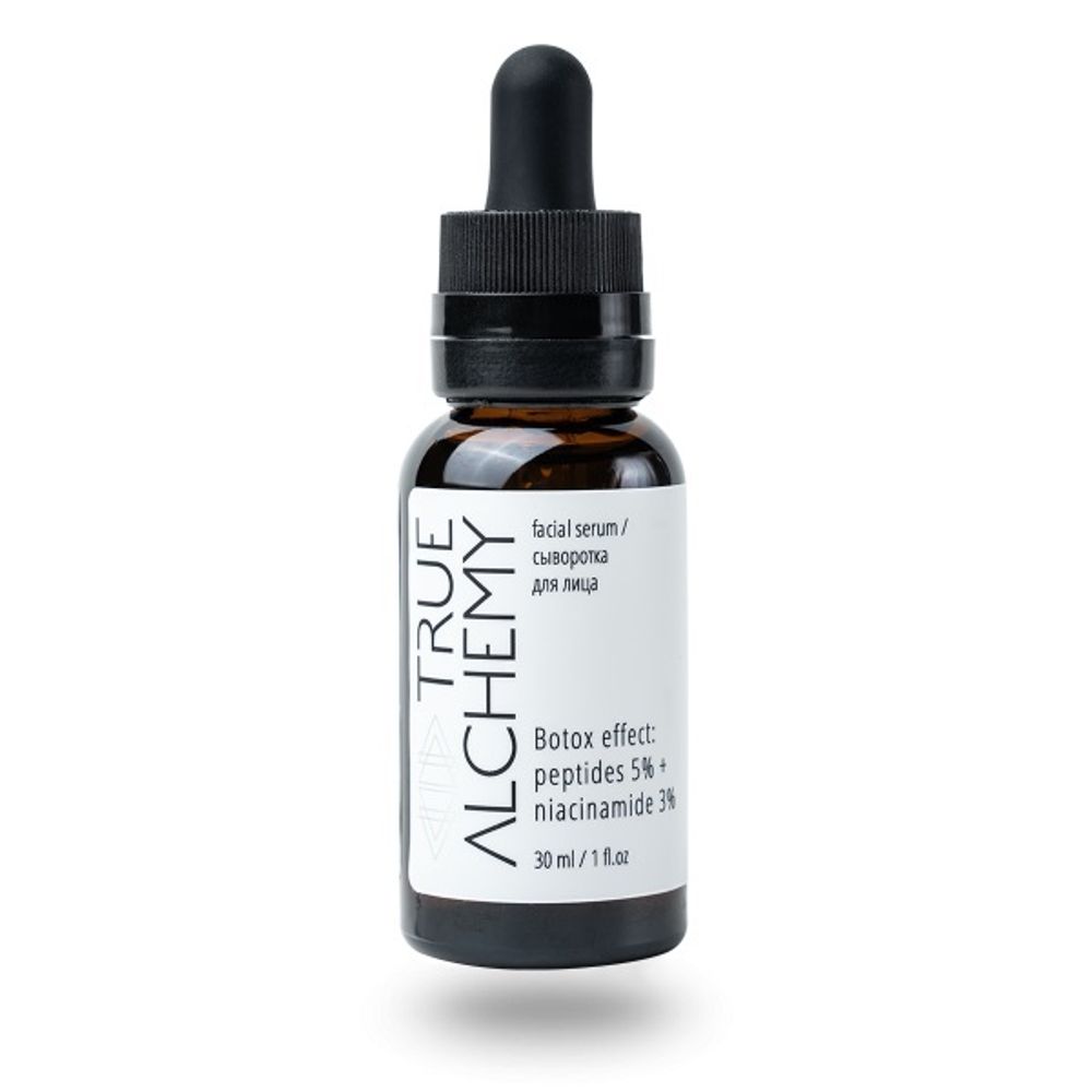 Botox effect: Peptides 5% + Niacinamide 3%, 30 мл (TRUE ALCHEMY)