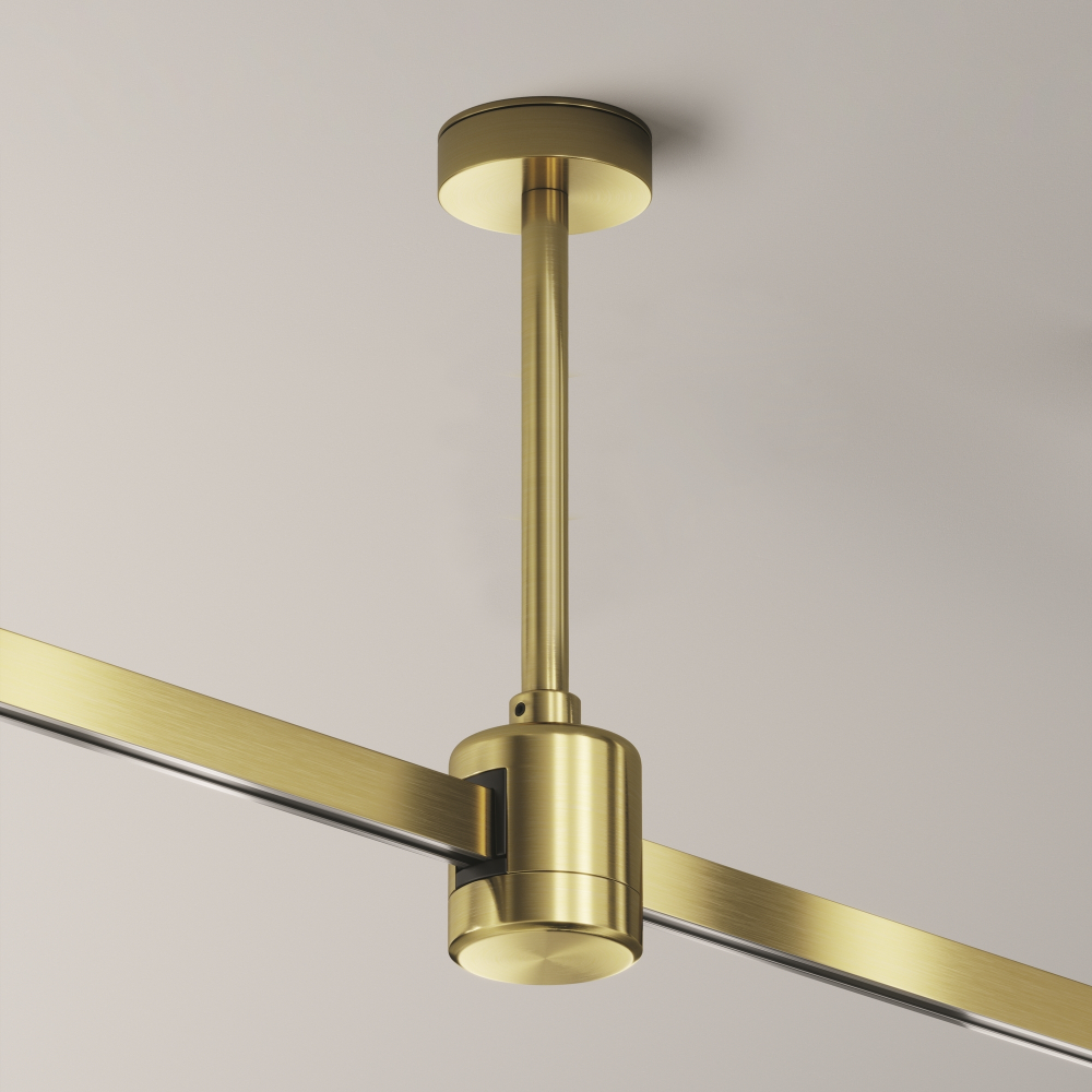 Крепление потолочное Short с прямым коннектором питания Maytoni FLARITY TRA156C-IPCL1-BS