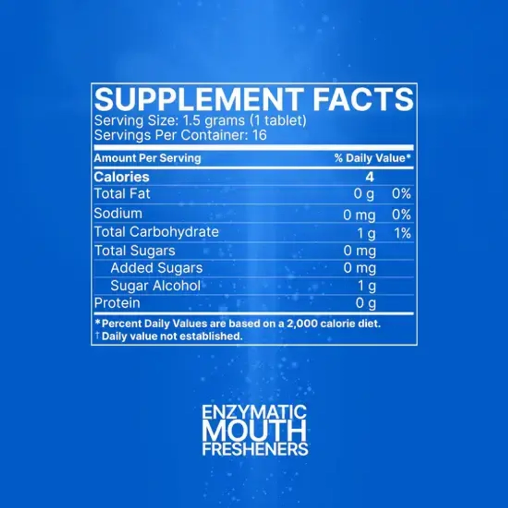 MicrobiomeLabs - Enzymatic Mouth Cleaner Lozenges 12 Pack