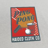 Футболка HAIDED PONG HW, серый