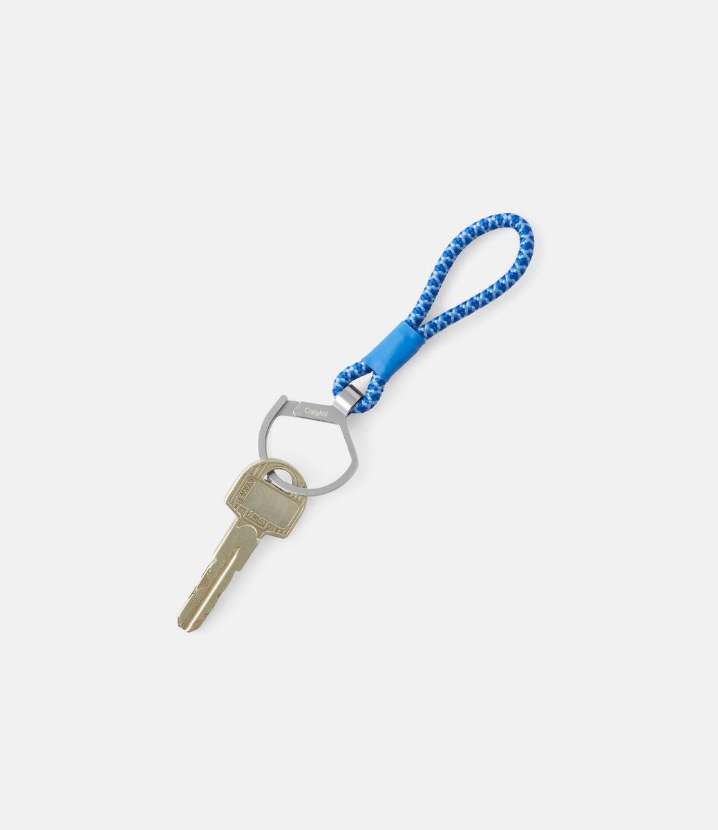 Craighill Rope Split Ring Blue — ключница-карабин