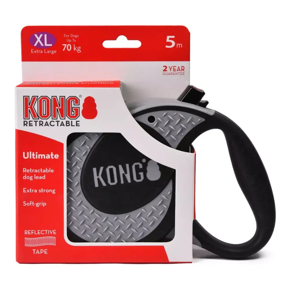 Рулетка KONG Ultimate XL (до 70 кг) лента 5 метров серая