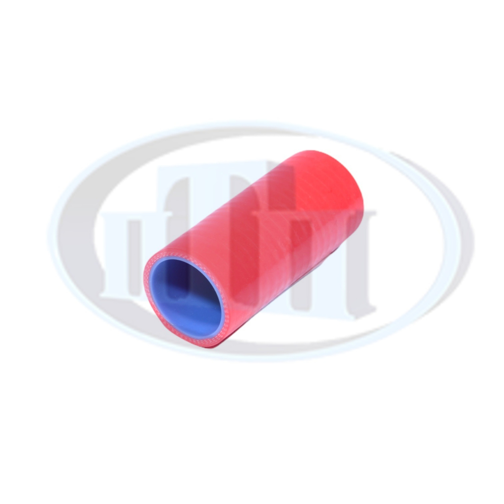 Патрубок (D= 38 mm, L= 100 mm) красный MVQ ПТП