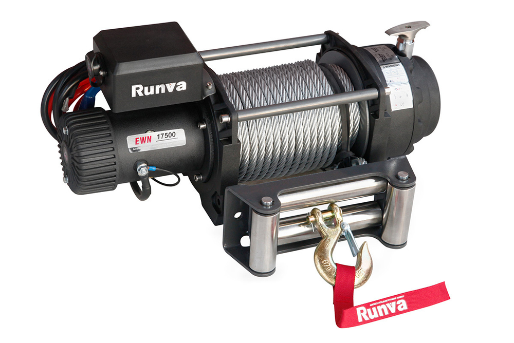 Лебёдка электрическая (индустр.) 24V Runva 17500 lbs 7960 кг
