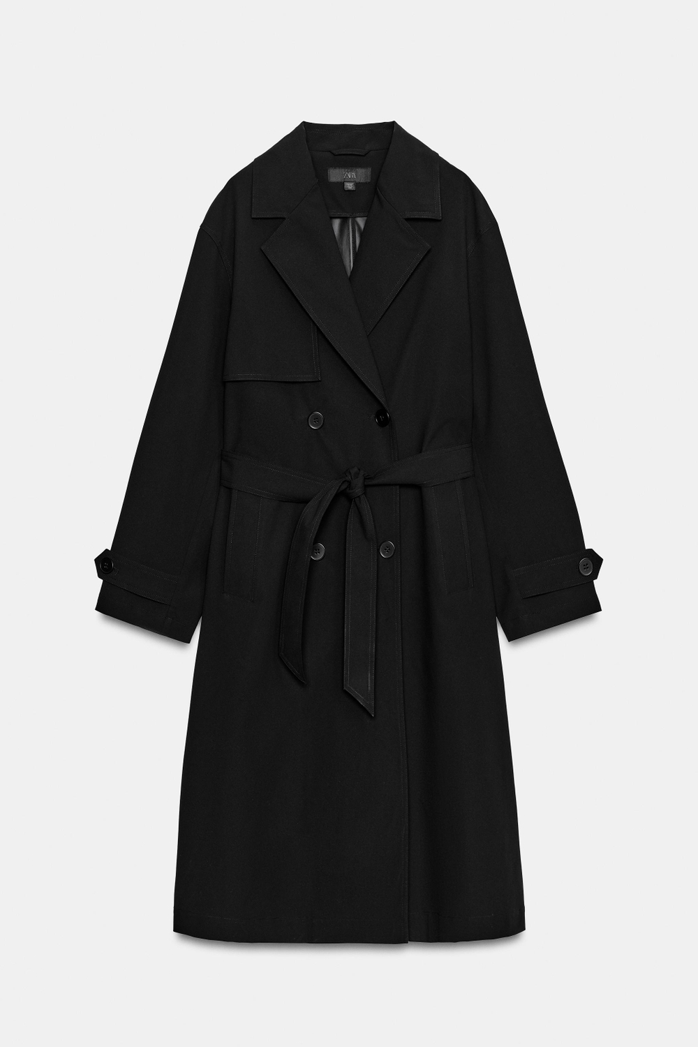 ТРЕНЧ С ПОЯСОМ WATER REPELLENT WINDPROOF — ZARA
