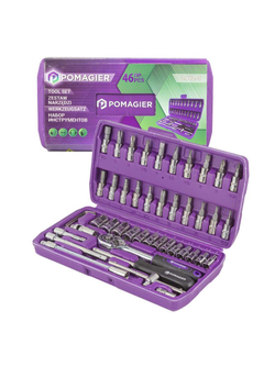 Набор инструментов 46пр. 1/4''(6гр.) POMAGIER##POMOGIER Pom-2462-5