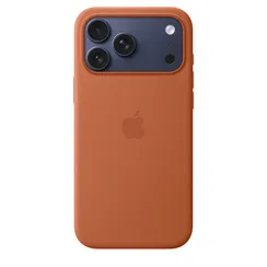 Чехол Silicone Case MagSafe для iPhone 17 Pro Max Терракотовый
