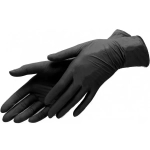Перчатки нитриловые Klever XS, черные, 100 пар, 200 шт.