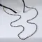 Цепочка для очков "Строгость" дорожка, цвет чёрный в золоте, 70 см