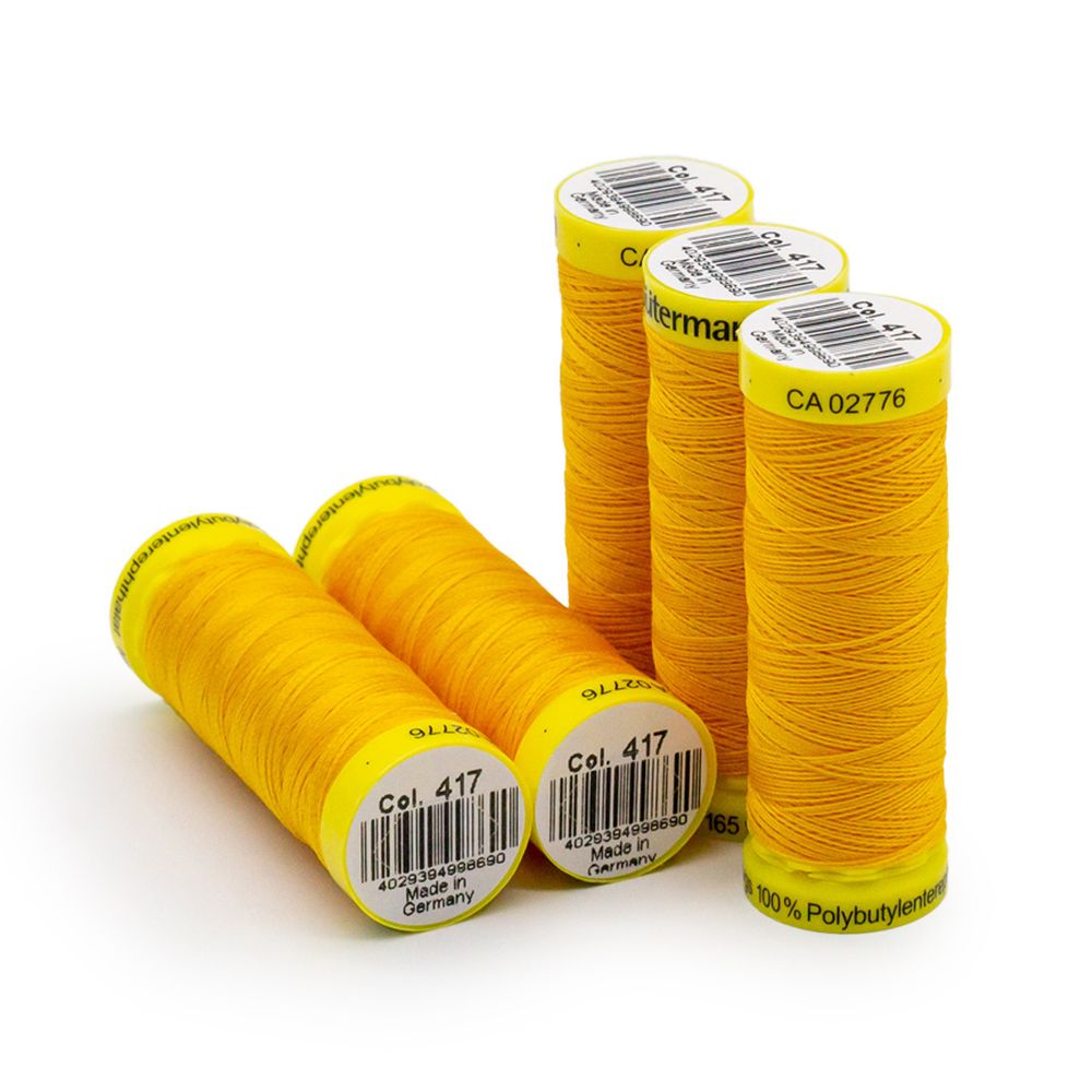 Нитки для трикотажа Gutermann Maraflex 120 (150 метров), 5 кат. | 417 одуванчиковый