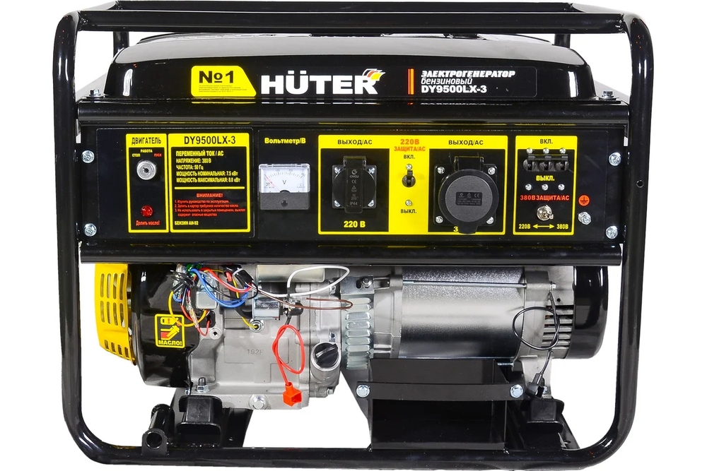 Бензиновый генератор Huter DY9500LX-3