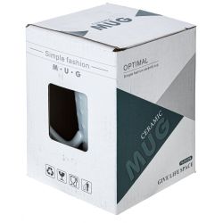 GAEM Кружка с крышкой и ложкой, 400 мл, L11,5 W8,5 H13 см