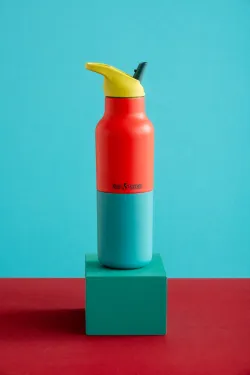 Термобутылка Klean Kanteen Rise Vac Classic Flip Sport 16oz (473 мл) Cayenne Kaleidoscope