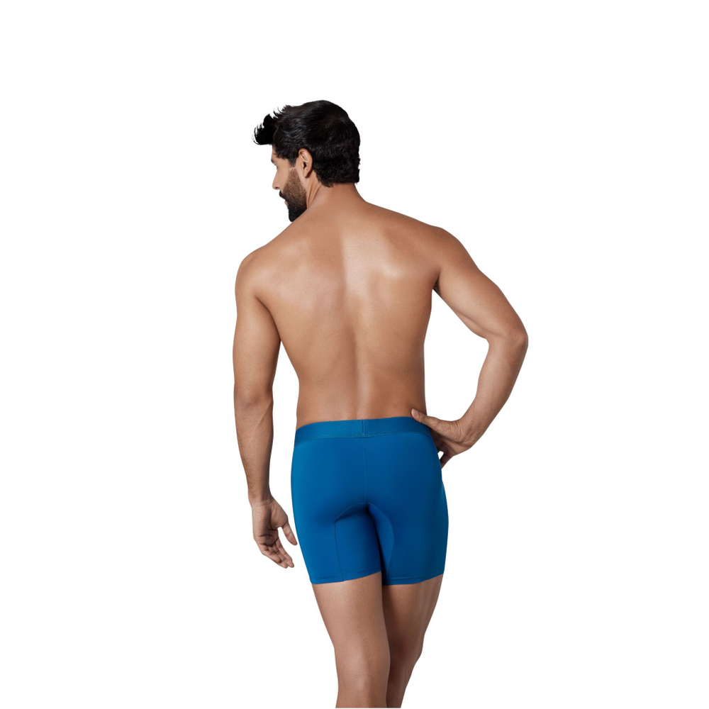 Синие удлиненные трусы-боксеры Primary Long Boxer (Размер: M) (Цвет: синий)