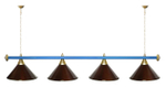 Лампа STARTBILLIARDS 4 пл. (плафоны золотые,штанга золотая,фурнитура золото)