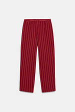 БРЮКИ ПРЯМОГО КРОЯ В ПОЛОСКУ — ZARA