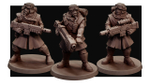 Astra Militarum Tallarn Desert Raiders Талларнский Гвардеец с лазганом, плазмой 1 шт. миниатюра для AOS,Waha, Настольная игра, НРИ, Варгейм, РПГ