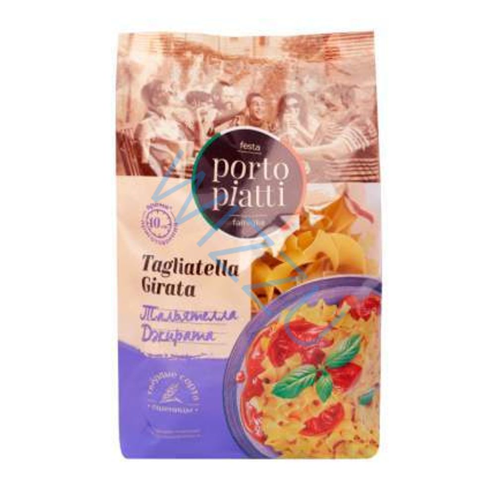 Макароны Porto piatti Тальятелла Джирата 400г