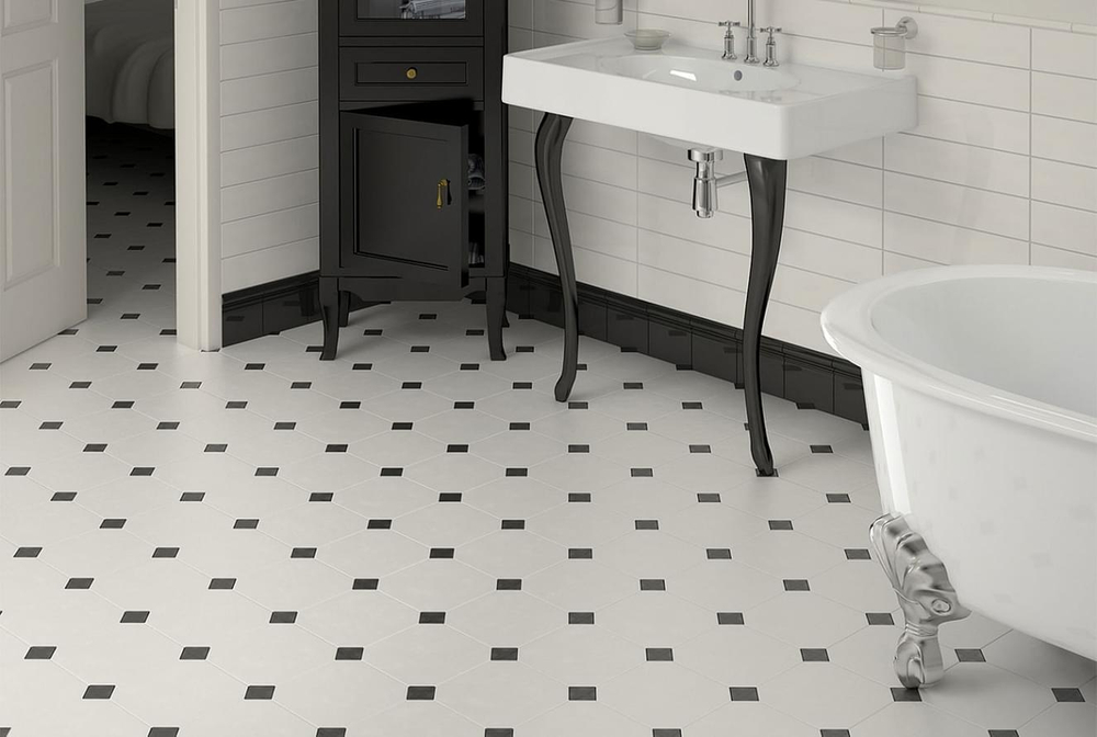 Equipe Octagon Marmol Negro 20x20