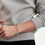 Браслет из розового золота 18k с жемчугом и бриллиантами, Tiffany 💠 Titan by Pharrell Williams