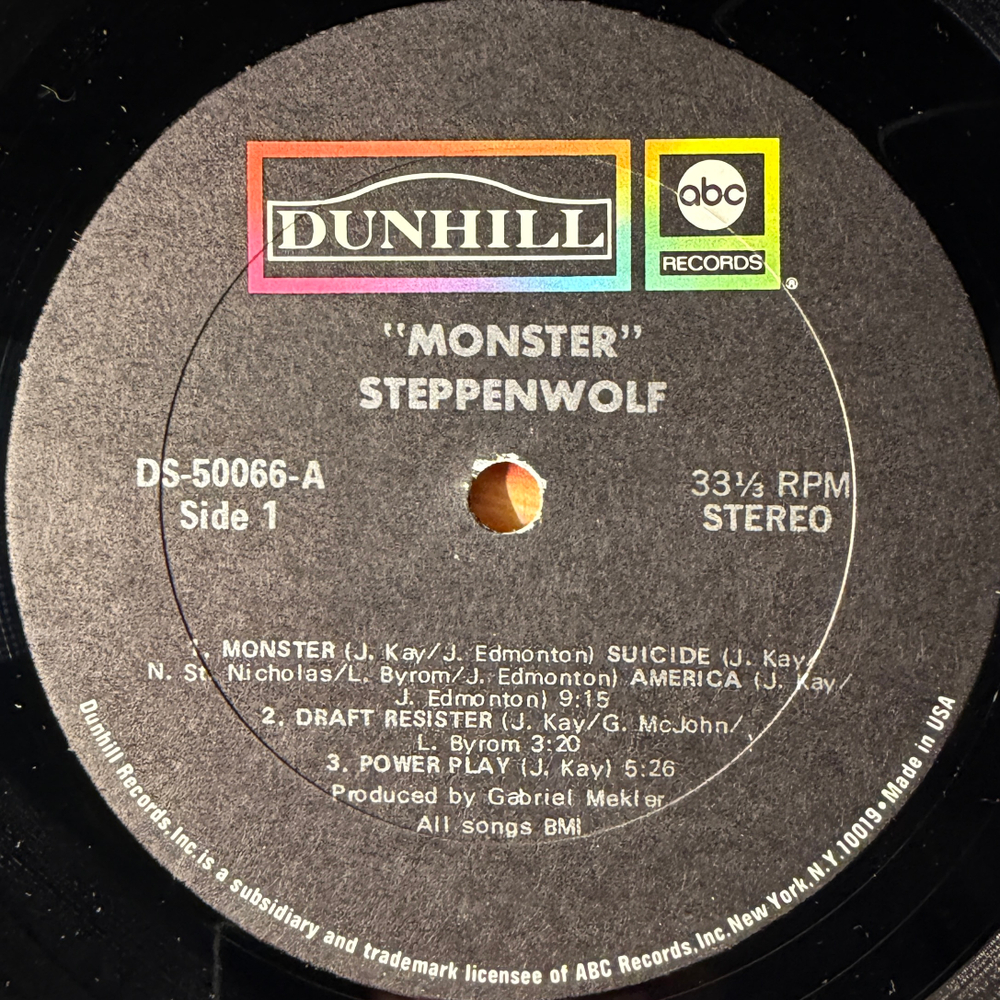 Steppenwolf - Monster (США)