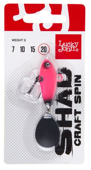 Тейл-спиннер Lucky John SHAD CRAFT SPIN 20.0г 021 в блистере