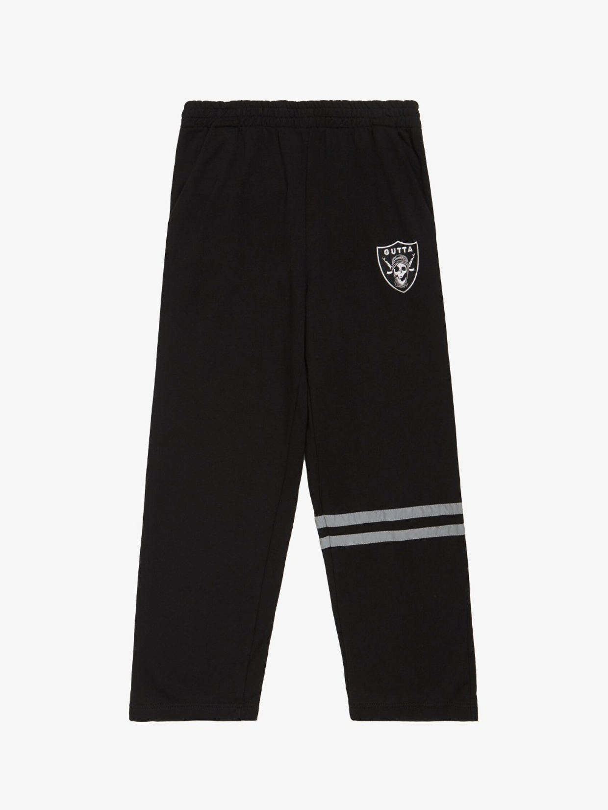 'RAIDER' BLACK SWEATPANTS