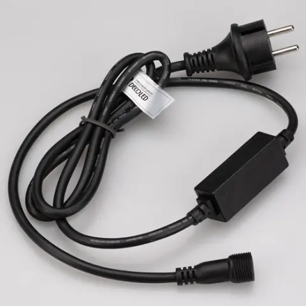 Шнур питания ARD-CLASSIC-BALL-STD-1.5M Black (230V, 1.6A) (Ardecoled, Закрытый)