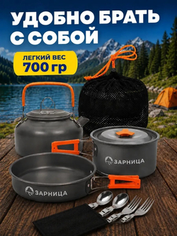 Набор посуды туристический