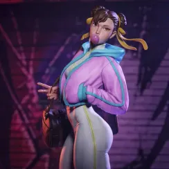 Chun Li workout costume - Street Fighter