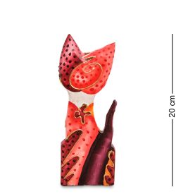 Decor and Gift 99-059 Фигурка «Кошка» н-р из двух 25, 20 см (албезия, о.Бали)