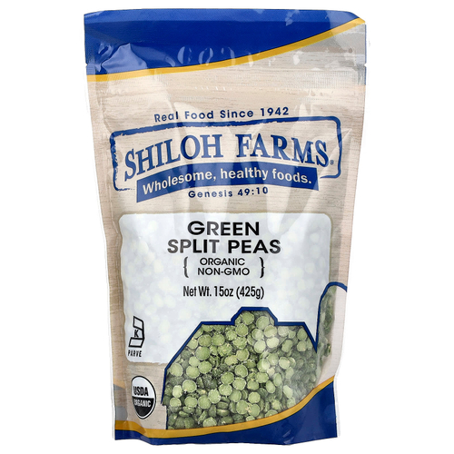 Shiloh Farms, зелёный колотый горох, 425 г