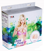 Упругая попка с вибрацией Juicy Pussy (10 режимов) (Цвет: телесный)