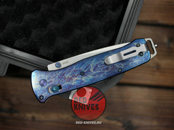 Нож Benchmade Bailout 537 "Огненный" Титан