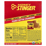 Honey Stinger, Energy, вафли и ореховая паста, арахисовая паста и клубника, 12 вафель по 30 г (1,06 унции)