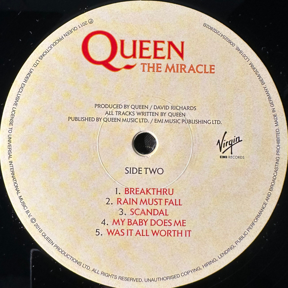 Queen – The Miracle (Германия 2015г.)