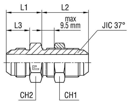 Соединение PD JIC 1.5/16