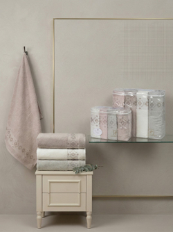 PUPİLLA COLLECTİON Набор Полотенец SOLITA 70*140 4пр. 100% Хлопок