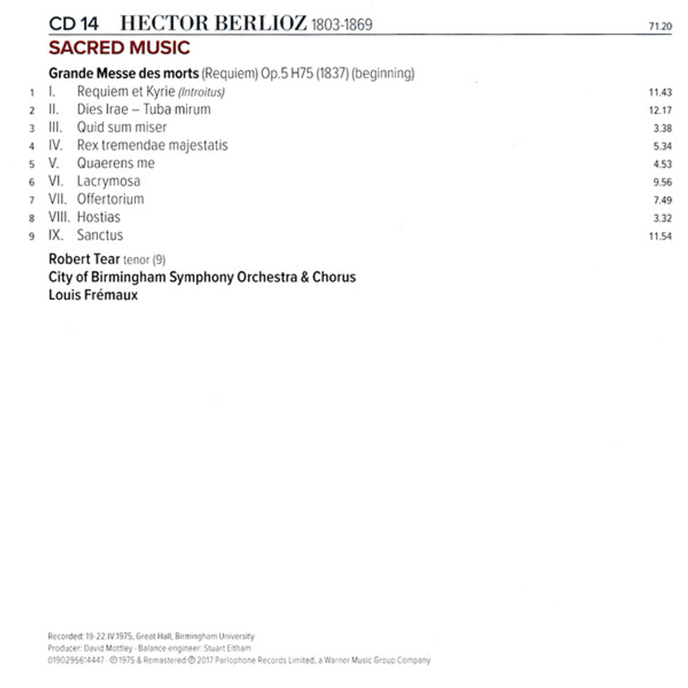 Hector Berlioz / The Complete Works (27CD)