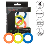 Набор из 3 эрекционных колец Link Up Ultra-Soft Climax Set (Цвет: разноцветный)