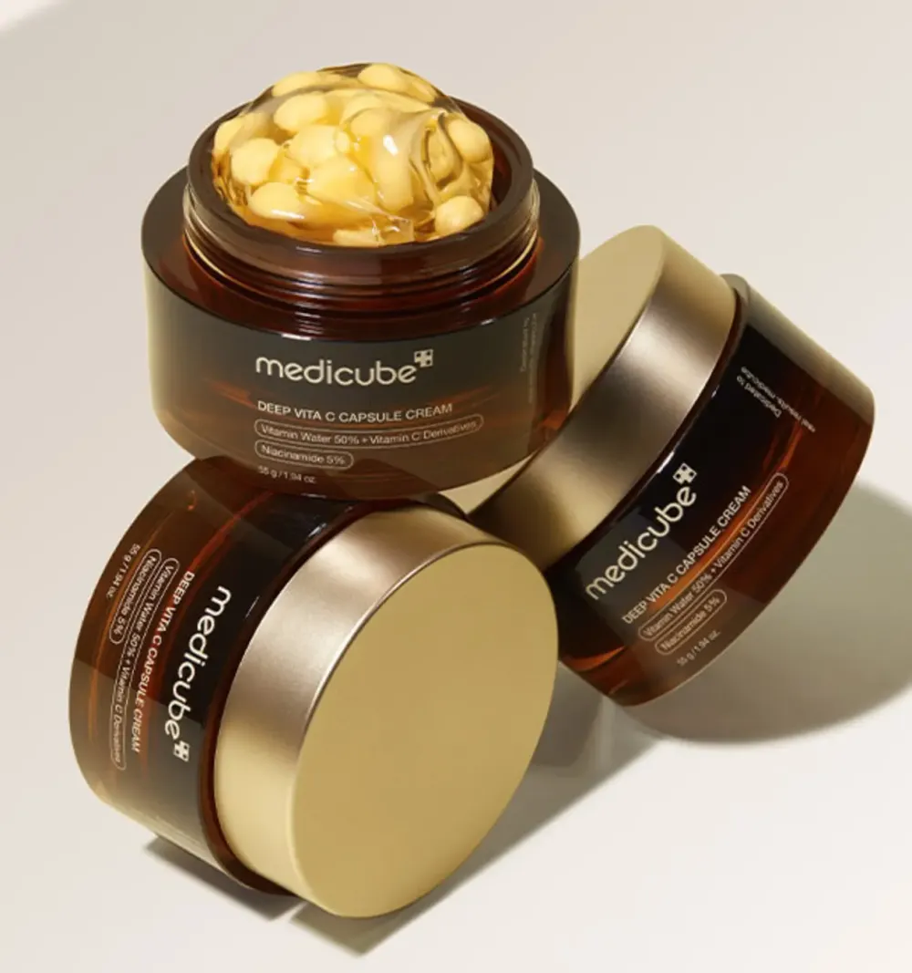 MEDICUBE Deep Vita C Capsule Cream – капсульный крем с витамином С для сияния кожи, 55 г (Срок годности до 12.12.2027)