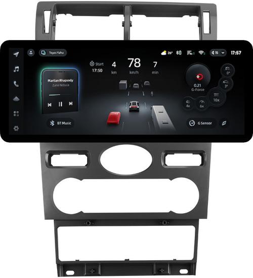 Магнитола для Ford Mondeo 3 2000-2006 (климат) - Teyes CC4PRO монитор 12.3" 2K QLED + рамка 9, Android 13, Быстрейшая, Snapdragon 778G, ИИ, CarPlay, DSP, 4G SIM-слот