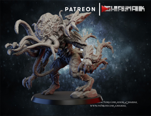 Grand Alliance Chaos Creatures of Chaos Отродье Хаоса №1 миниатюра для dnd, днд, pathfinder, фентези, Настольная игра, НРИ, Варгейм, РПГ