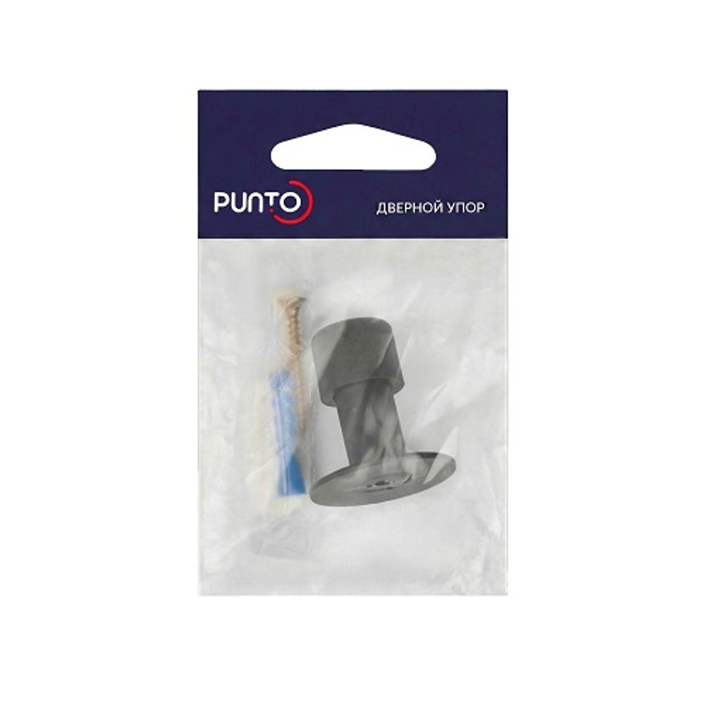 Упор дверной PUNTO DFIX/W50 BL-24 черный INOX /63843/
