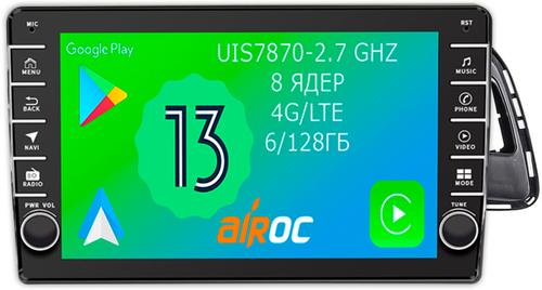 Магнитола для Audi Q5 8R 2008-2016 - Airoc AB-3603 (кнопки и крутилки), Android 13, Быстрая, SIM-слот, CarPlay